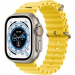 Apple Watch Ultra GPS + Cellular 49mm Titanium Case with Yellow Ocean Band (MNH93/MNHG3)