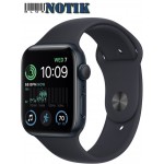 Apple Watch SE 2 GPS 44mm Midnight Aluminum Case with Midnight Sport Band (MNK03)