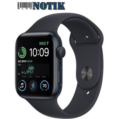 Apple Watch SE 2 GPS 40mm Midnight Aluminum Case with Midnight Sport Band MNJT3/MNT73, MNJT3-MNT73