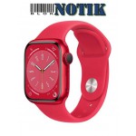 Apple Watch Series 8 GPS 41mm PRODUCT RED Aluminum Case w. PRODUCT RED S. Band (MNP73,MNUG3)