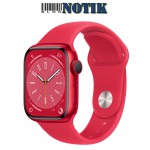 Apple Watch Series 8 41mm PRODUCT (RED) Aluminum Case with PRODUCT (RED) Sport Band (MNUH3)