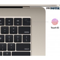 Ноутбук Apple MacBook Air M2 15,3" Starlight MQKV3 2023, MQKV3