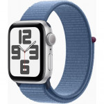 Apple Watch SE 2 GPS 40mm Silver Aluminium with Winter Blue Sport Loop (MRE33)