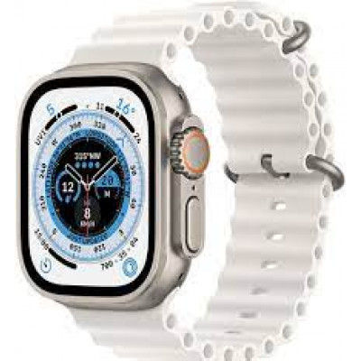 Apple Watch Ultra 2 GPS + Cellular 49mm Titanium Case with White Ocean Band MREJ3, MREJ3