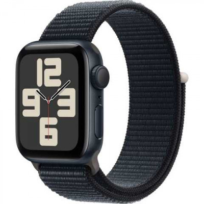 Apple Watch SE 2 GPS + Cellular 40mm Midnight Aluminum Case w. Midnight S. Loop MRGD3/MRGE3, MRGD3-MRGE3