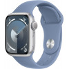 Apple Watch Series 9 GPS + Cellular 41mm Silver Alu. Case w. Storm Blue S.Band -S/M (MRHV3)