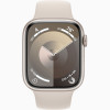 Apple Watch Series 9 CELL 45mm Starlight Aluminum Case with Starlight Sport Band M/L (MRM93)