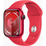 Apple Watch Series 9 GPS 41mm PRODUCT RED Aluminum Case with PRODUCT RED Sport Band - M/L (MRXH3)