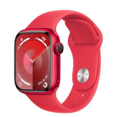 Apple Watch Series 9 LTE 41mm PRODUCT RED Alu. Case w. PRODUCT RED Sport Band - M/L MRY83, MRY83