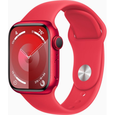 Apple Watch Series 9 GPS + Cellular 45mm PRODUCT RED Aluminum Case with PRODUCT RED Sport Band - M/L MRYG3, MRYG3