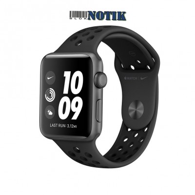 Apple Watch Series 3 42mm Nike+ Space Gray Aluminum Case with Antracite/Black Nike Sport Band MTF42, MTF42