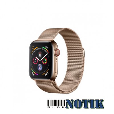 Apple Watch Series 4 GPS + LTE MTUT2 40mm Gold Stainless Steel Case with Gold Milanese Loop , MTUT2/MTVQ2
