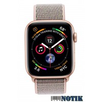 Apple Watch Series 4 GPS + Cellular 44mm Gold Aluminum Case with Pink Sand Sport Loop, MTV12/ MTVX2