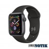 Apple Watch Series 4 GPS + LTE (MTVD2) 40mm Space Gray Aluminum Case with Black Sport Band 