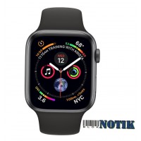 Apple Watch Series 4 GPS + LTE MTVD2/MTUG2 40mm Space Gray Aluminum Case with Black Sport Band, MTVD2/MTUG2