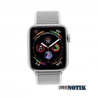 Apple Watch GPS + Cellular 44mm Silver Aluminum Case with Seashell Sport Loop , MTVT2/ MTVV2