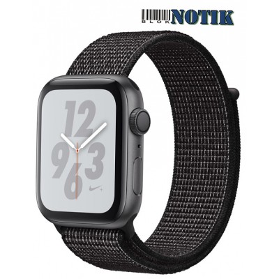 Apple Watch Nike+ Series 4 GPS + LTE MTX92/MTX82 40mm Space Gray Aluminum Case with Black Nike Sport Loop , MTX92/MTX82