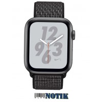 Apple Watch Nike+ Series 4 GPS + LTE MTXD2/MTXL2 44mm Space Gray Aluminum Case with Black Nike Sport Loop, MTXD2/MTXL2