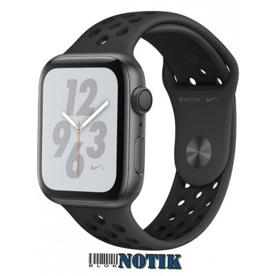 Apple Watch Nike+ Series 4 GPS + LTE MTXE2/MTXM2 40mm Space Gray Aluminum Case with Anthracite/Black Nike Sport Band, MTXE2/MTXM2