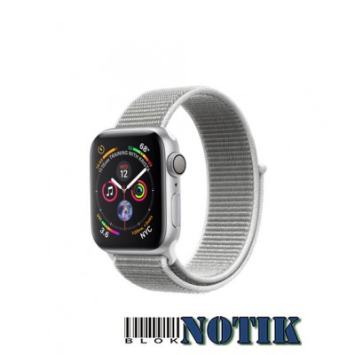 Apple Watch Series 4 GPS MU652 40mm Silver Aluminum Case with Seashell Sport l. Silver Alum, MU652