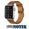 Apple Watch Hermès GPS + LTE (MU6M2) 40mm Stainless Steel Case with Fauve Barenia Leather Single Tour