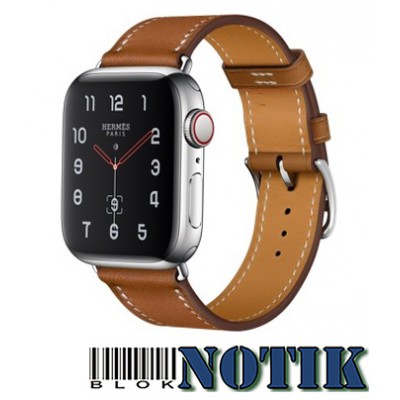 Apple Watch Hermès GPS + LTE MU6M2 40mm Stainless Steel Case with Fauve Barenia Leather Single Tour, MU6M2