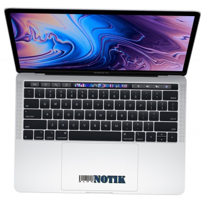 Ноутбук Apple MacBook Pro 13" 128GB Silver+Touch Bar MUHQ2 2019, MUHQ2