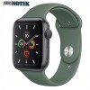 Apple Watch Series 5 GPS (MWT52) 44mm Space Gray Aluminum Case with Pine Green Sport Band