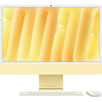 Apple iMac 24" M4/10CPU/10GPU/16GB/256GB Yellow MWUW3, MWUW3 Apple iMac 24" M4/10CPU/10GPU/16GB/256GB Yellow MWUW3, MWUW3