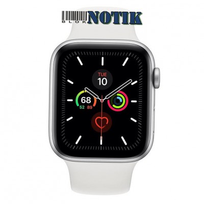 Apple Watch Series 5 GPS MWVD2 44mm Silver Aluminum Case with White Sport Band Б/У, MWVD2-Б/У