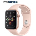 Apple Watch Series 5 44mm LTE Gold Aluminum Case with Pink Sand Sport Band MWW02