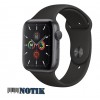 Apple Watch Series 5 44mm LTE Space Gray Aluminium with Black Sport Band MWWE2