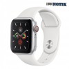 Apple Watch Series 5 GPS + LTE (MWWN2) 40mm Silver Aluminum Case with White Sport Band