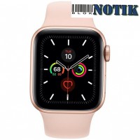 Apple Watch Series 5 LTE 40mm Series 5 GPS+LTE Gold Aluminum Case + Pink Sand Sport Band MWWP2, MWWP2