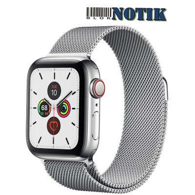 Apple Watch 0mm Series 5 GPS+LTE Stainless Steel + Stainless Milanese Loop MWWT2, MWWT2