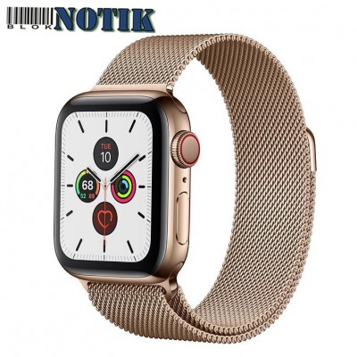 Apple Watch Series 5 40mm GPS+LTE Gold Stainless Steel + Gold Milanese Loop MWWV2, MWWV2