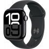 Apple Watch Series 10 GPS + Cellular 46mm Jet Black Alu. Case w. Black Sport Band - M/L (MWY43)