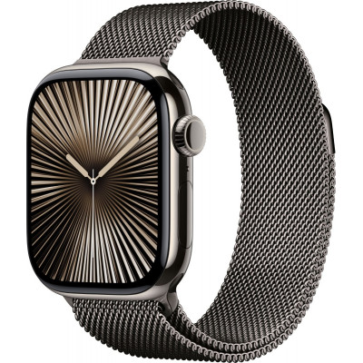 Apple Watch Series 10 GPS+LTE 42mm Slate Titanium Case Slate Milanese Loop MX053, MX053