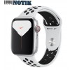 Apple Watch Series 5 44mm LTE Nike+ Silver Aluminum Case with with Pure Platinum/Black Nike Sport Band (MX392, MX3E2)