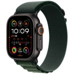 Apple Watch Ultra 2 GPS+LTE 49mm Black Titanium Case Dark Green Alpine Loop S (MX4Q3)