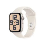 Apple Watch SE 2 GPS 40mm Starlight Aluminium Case w. Starlight Sport Band - M/L (MXEG3)