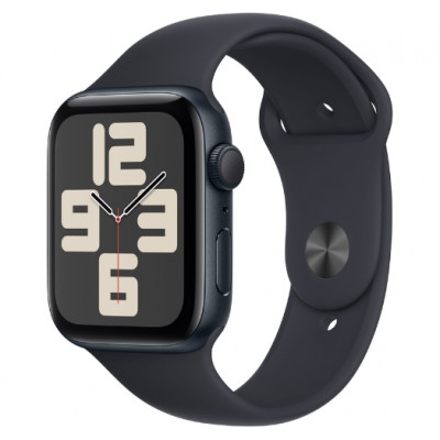 Apple Watch SE 2 GPS 44mm Midnight Aluminium Case w. Midnight Sport Band - M/L MXEK3, MXEK3