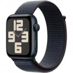 Apple Watch SE 2 GPS 44mm Midnight Aluminium Case with Ink Sport Loop (MXEP3)