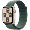 Apple Watch SE 2 GPS 44mm Starlight Aluminium Case with Lake Green Sport Loop (MXEW3)