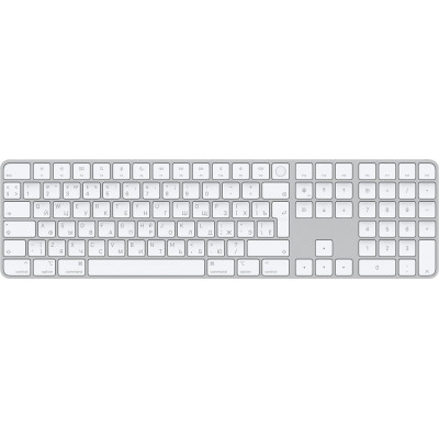 Клавиатура Magic Keyboard with Touch ID and NK Mac with Apple silicon USB-C White Keys MXK73, MXK73