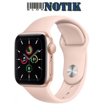 Apple Watch Series SE 40mm GPS+LTE Gold Aluminum Case + Pink Sand Sport Band MYEA2, MYEA2