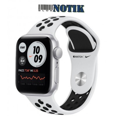 Apple Watch Series SE Nike GPS MYYD2 40mm Silver Aluminium Case with Pure Platinum/Black Nike Sport Band, MYYD2
