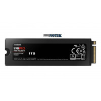 Винчестер SSD SSD Samsung 990 PRO with Heatsink 1TB MZ-V9P1T0CW, MZ-V9P1T0CW