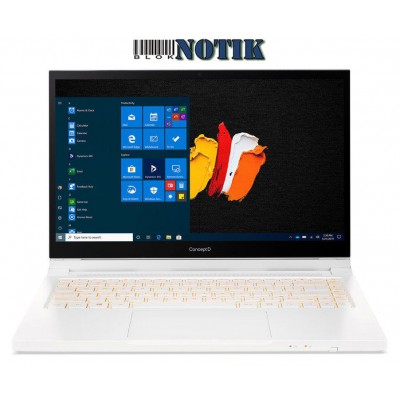 Ноутбук Acer ConceptD 7 Ezel CC715-71P-75BA White NX.C5DEB.001, NX.C5DEB.001
