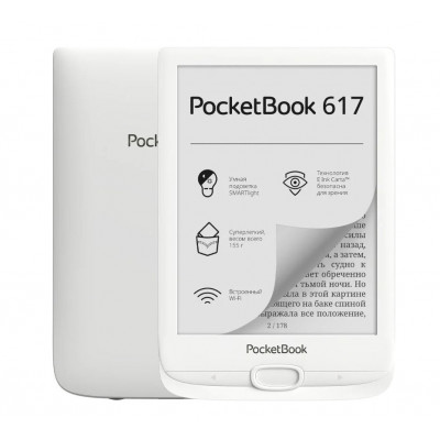 Электронная книга PocketBook 617 White PB617-D-CIS, PB617-D-CIS
